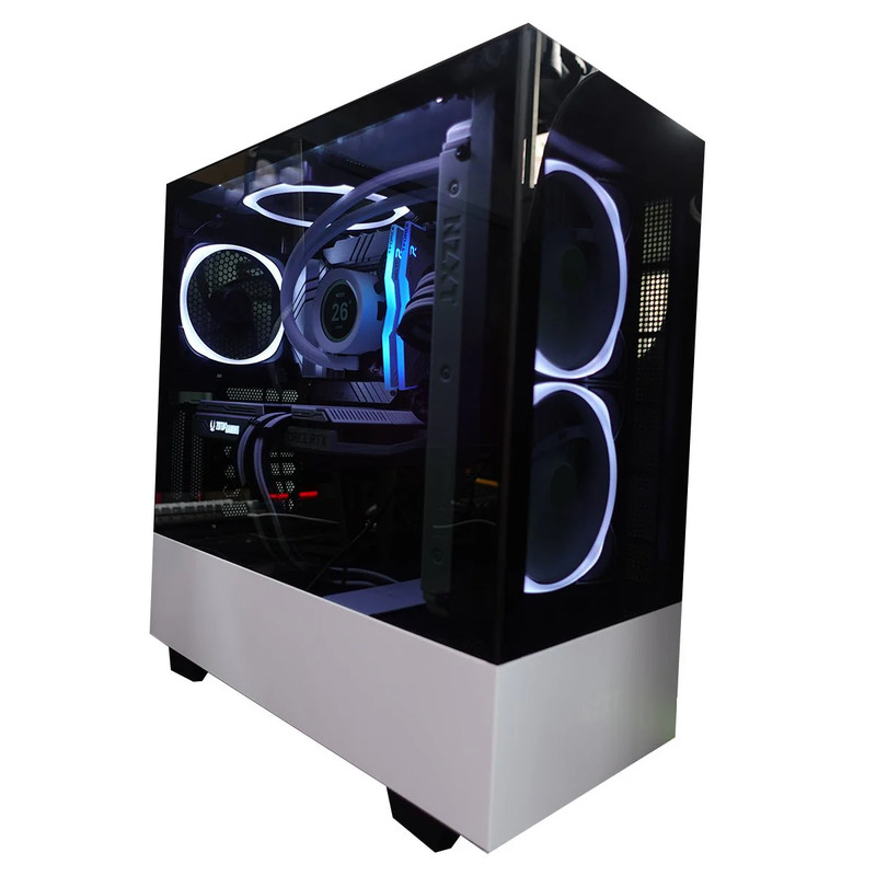 (Pre-Built) Gaming PC Intel i5-12400F w/ Zotac Gaming RTX 3060 AMP & NZXT H510 Elite - White